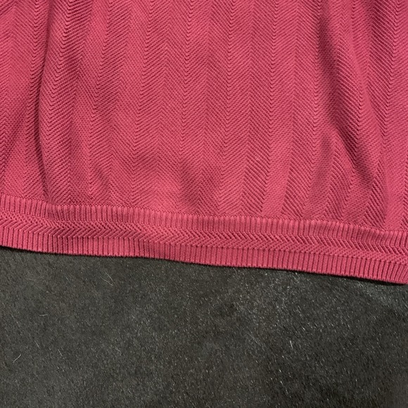 Chaps Mens Maroon Knit Pullover Crew Neck Sweater Long Sleeve Size XXL NWT - Picture 5 of 8